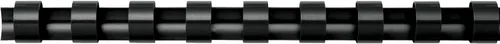 Miniatura 3 de Fellowes Fellowes - Fijaciones de peine de plástico, 3/4 de pulgada de diámetro, capacidad de 150 hojas, color negro (paquete de 100 peines), peines