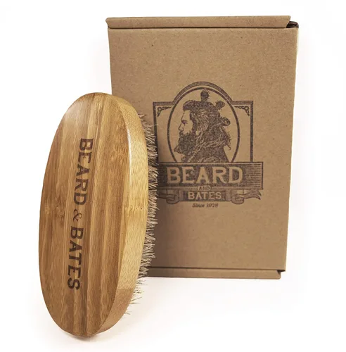 Miniatura 4 de El mejor kit para barba Bálsamos para barba de primera calidad, aceite orgánico para barba, peine plegable de lujo, bolsa de cuero grabada