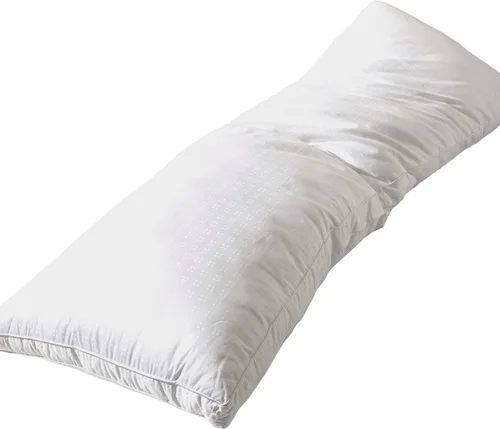 Miniatura 13 de Almohada de plumón alternativo, Five Star, tela 100% de algodón, un artículo imprescindible., Algodón, Blanco, Estándar