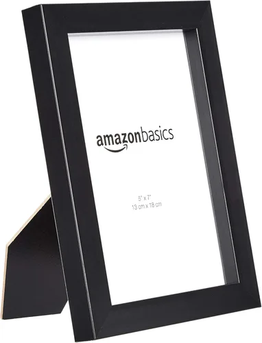 Miniatura 3 de Amazon Basics Marco rectangular para fotos, 5 x 7 pulgadas, paquete de 2, color negro