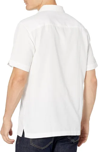 Miniatura 5 de Cubavera Men's Striped Panel Dobby Short Sleeve Button-Down Shirt (Size Small-5x Big & Tall)