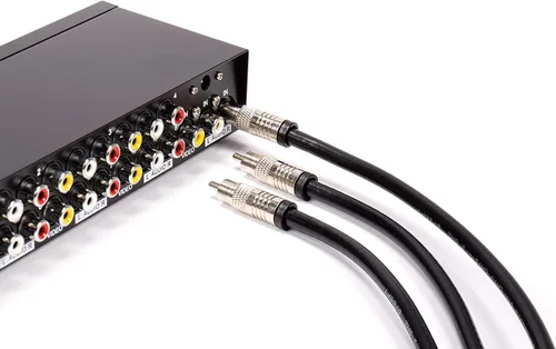 Miniatura 7 de THE CIMPLE CO - Conectores de compresión RCA para cable coaxial RG6 - Conexiones macho universales para RCA, subwoofer, compuesto, componente