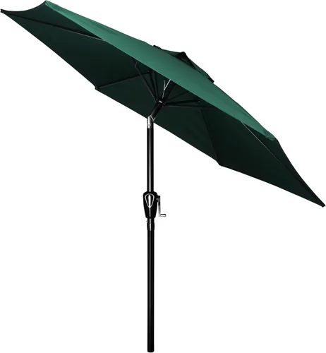 Miniatura 15 de Simple Deluxe - Paraguas de 9 pies para patio al aire libre, mesa de mercado, para jardín con botón de inclinación y manivela Turquesa
