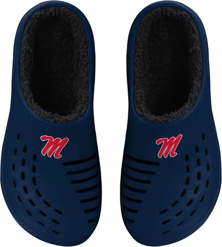 Miniatura 12 de FOCO Men's NCAA Sherpa Lined Big Logo Clog