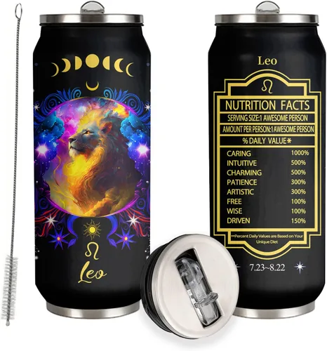 Miniatura 13 de Tumbler de Constelación de Sagitario del Zodiaco de Acero Inoxidable para Hombres y Mujeres Fanáticos de la Astrología Regalos de Cumpleaños Tumbler