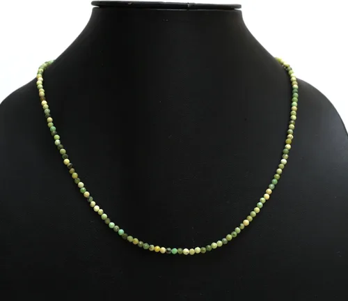 Miniatura 38 de Gempires - Collar de cuentas de piedras naturales hechas a mano, joyería de cristal hipoalergénica de 20 pulgadas, chapado en oro, joyería de moda