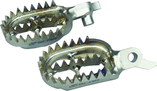 Miniatura 15 de SCAR - Estribos de Titanio Compatibles con KTM SX SXF XC XCF 16-22 EXC EXCF 17-23 XCW XCFW TPI 85 125 150 250 300 350 450 Husqvarna TC FC TX FX