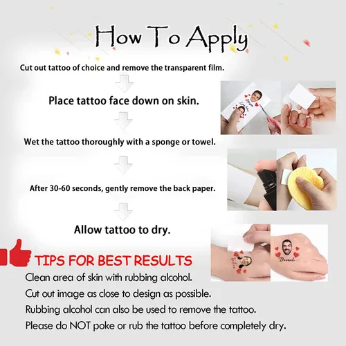 Miniatura 7 de Tatuajes temporales personalizados para fiestas, tatuajes divertidos de cerveza, regalo de cumpleaños para adultos, amigas, mujeres y hombres