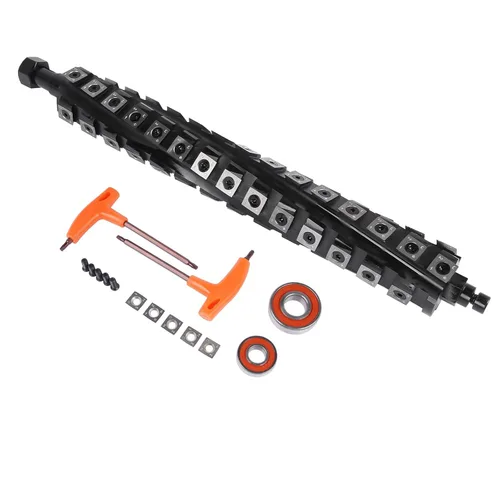 Cabezal de corte helicoidal en espiral de 13 pulgadas para DeWalt DW735 DW735X Cepilladora Recta Cortadora Reducir Ruido Fácil Reemplazo