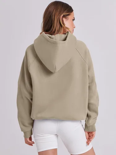 Miniatura 155 de ANRABESS - Sudaderas con capucha para mujer, sobre talla, de vellón de manga larga, modelo de 2024, para otoño