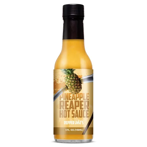 Pepper Joe's Pineapple Reaper - Salsa picante de Carolina Reaper de primera calidad, hecha con chile picante y piña madura más picante del mundo, 5