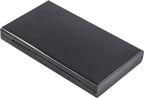 Caja de cigarrillos de metal, soporte para 20 cigarrillos de 3.701 in, cajas de cigarrillos vintage, caja de cigarrillos portátil, tamaño único,