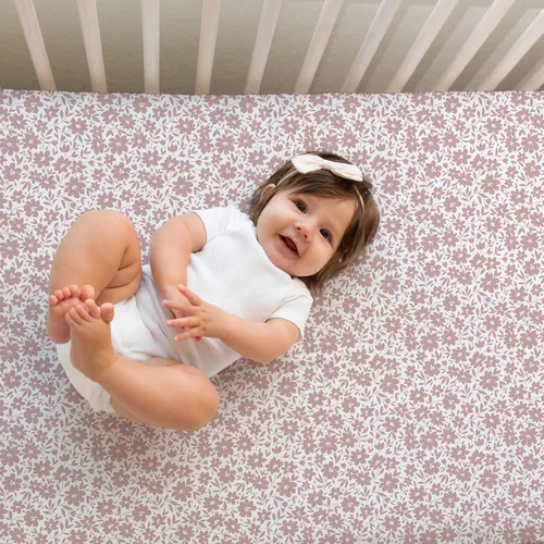 Miniatura 3 de Sábanas de cuna neutrales - Sábanas ajustadas para cuna de bebé para niña y niño - 2 unidades Tamaño estándar y colchón para niños pequeños