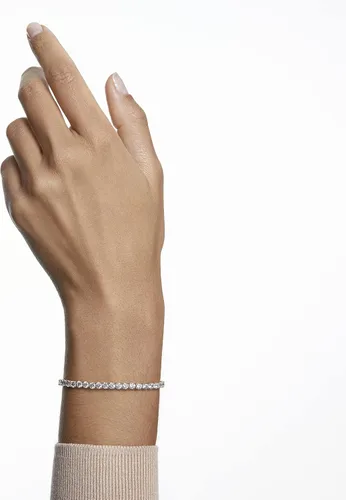 Miniatura 4 de SWAROVSKI Colección de joyas de pulsera y collar de cristal de lujo para tenis