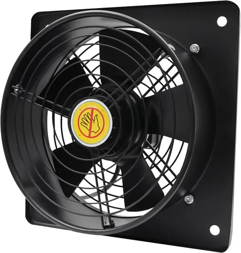 Miniatura 3 de DNYSYSJ Extractor de pared de 10 pulgadas, 50 W, 735 CFM, 1450 RPM, alto flujo de aire de bajo ruido, a prueba de explosiones, ventilador axial
