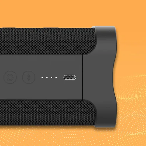 Miniatura 4 de Skullcandy Terrain XL - Altavoz Bluetooth inalámbrico IPX7, impermeable, batería de 18 horas, muñequera de nailon, estéreo inalámbrico verdadero