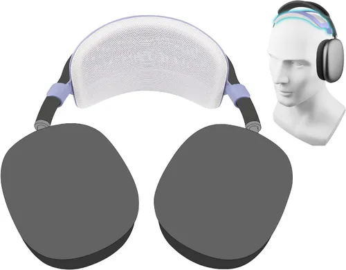 Miniatura 12 de SOULWIT Almohadilla de alivio de presión con diadema para AirPods Max, protector ergonómico y ligero mejorado para la cubierta de la correa
