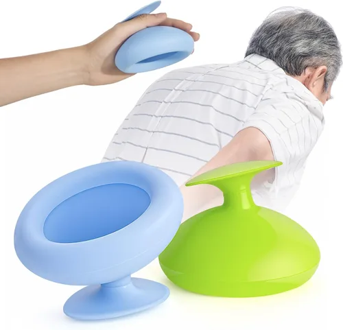 Taza de percusión de silicona en el pecho de la palma, taza de terapia de ayuda física en el pecho, dispositivo de eliminación de moco, tratamiento