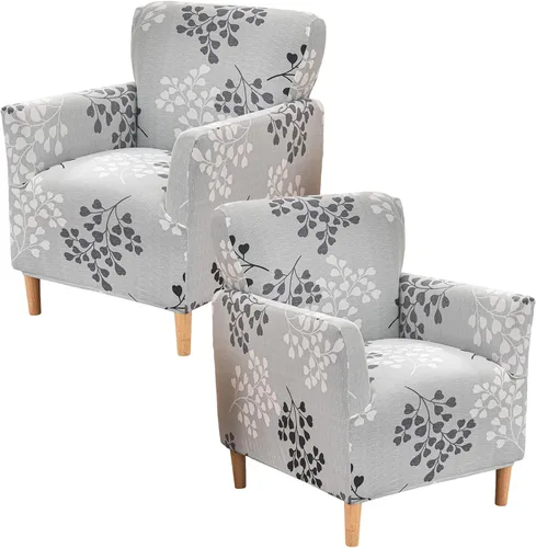 Miniatura 80 de Fundas de jacquard para sillón de banquete, fundas suaves para sillón, fundas elásticas de 1 pieza para sala de estar, funda antideslizante