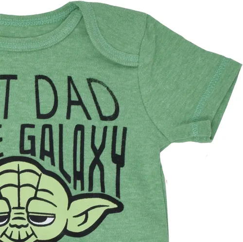 Miniatura 4 de STAR WARS Body de manga corta para bebé del Día del Padre Yoda Darth Vader