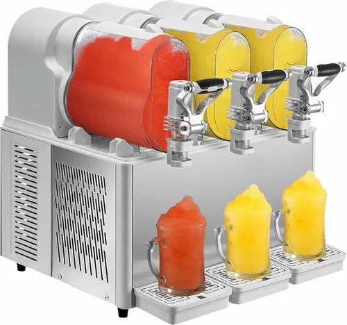 Miniatura 10 de Máquina comercial de granizado de 3/6/9L, máquina para hacer granizados de -2 ~ -44.6 °F, máquina de granizado de hielo con pantalla LED