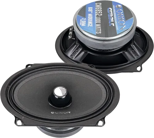 Miniatura 9 de ORION Cobalt CM654 - Altavoces tipo bala de alta eficiencia de 6.5 pulgadas de rango medio, 1000 W de potencia máxima, 250 W RMS, 4 ohmios, bobina