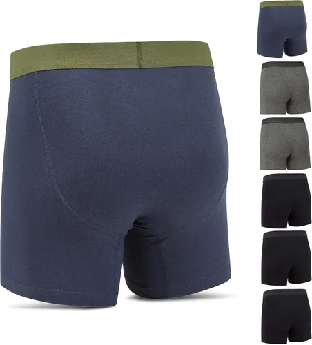 Miniatura 2 de Levi's Ropa interior para hombre, paquete de 7 calzoncillos tipo bóxer para hombre de algodón elástico