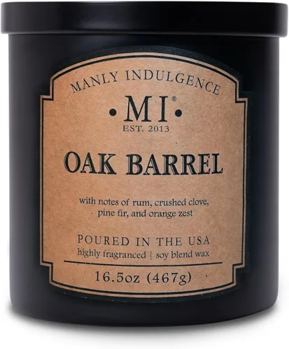 Miniatura 22 de Manly Indulgence Last Call - Velas perfumadas para hombres, 2 mechas, 16.5 onzas, cera de mezcla de soja premium, 60 horas de combustión, velas