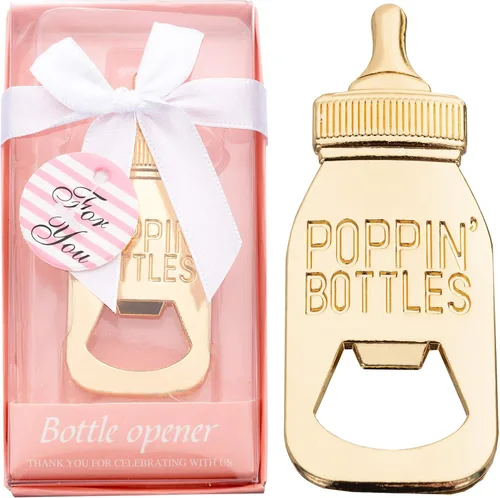 Miniatura 13 de 24 paquetes de abrebotellas Poppin para regalos de baby shower, regalos, decoraciones y recuerdos (azul, 24)