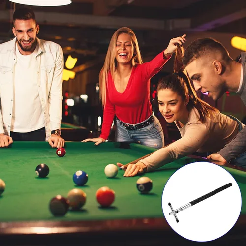 Miniatura 2 de M METERXITY Retractable Billiards Cue Stick Bridge with Removable Brass Bridge Head - EVA Handle Billiards Table Accessory, Apply to Party/Club/Home