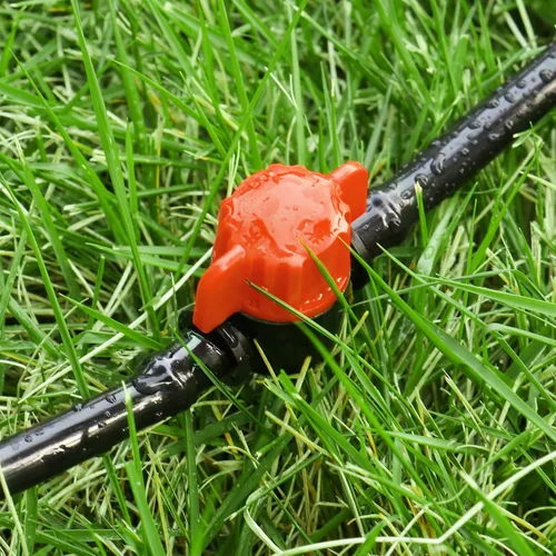 Miniatura 6 de Válvulas de riego por goteo de 1/4 pulgadas, 40 válvulas de interruptor de apagado de riego por goteo para tubos de riego por goteo de 1/4 pulgadas