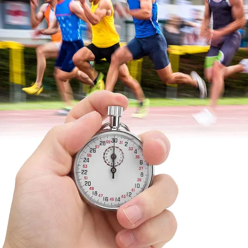 Miniatura 8 de Cronómetro deportivo mecánico temporizador cronógrafo digital alarma Ciclismo contador temporizador para árbitros entusiastas