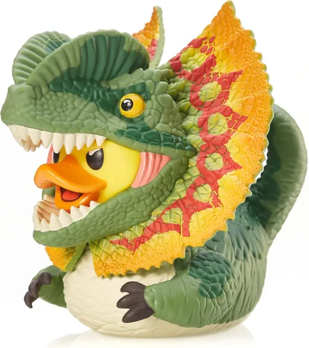 Miniatura 18 de Figura afelpada TUBBZ: figura coleccionable de Jurassic Park de tiranosaurio de cosplay, en forma de pato de goma suave afelpado T-rex (peluche)
