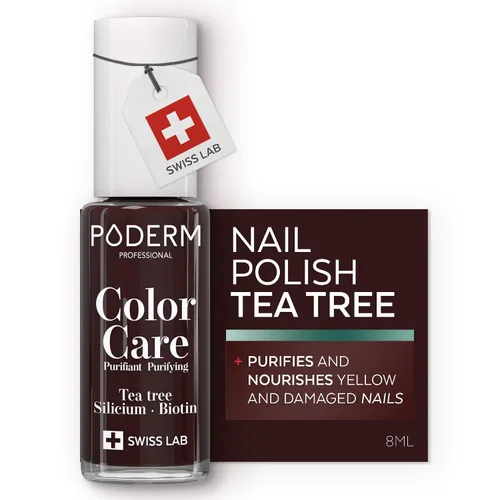 Miniatura 19 de PODERM Esmalte de uñas, enriquecido con árbol de té y biotina, mejora la apariencia de las uñas, fórmula vegana, para manos y pies, laboratorio