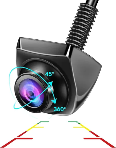 Miniatura 7 de 【Rotación de 360°】 Cámara de respaldo AHD 1080P para coche Super visión nocturna 170° gran angular cámara inversa IP69 impermeable cámara