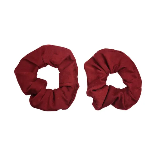Miniatura 7 de Set of 2 Large Solid Scrunchies (Beige)