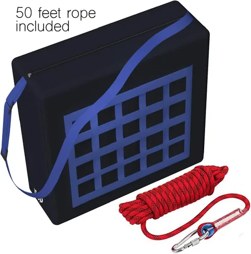 Miniatura 7 de Bolsa de escape de emergencia contra incendios para mascotas de hasta 100 libras - Cuerda de 50 pies incl. - Transportador de equipo de seguridad
