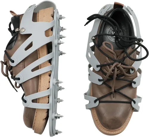 ROLLINGDOG Zapatos de epoxi con pinchos para pisos, zapatos epoxi con picos cortos de 1 pulgada, perfectos para pisos epoxi, superposiciones,