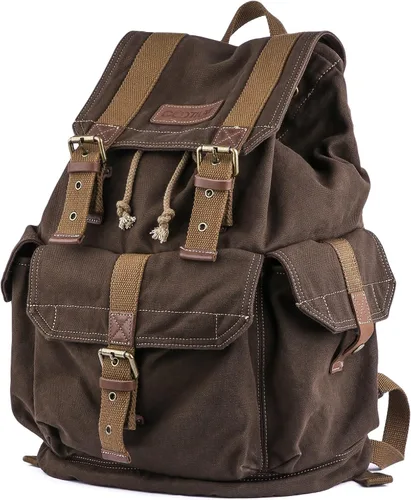 Miniatura 50 de Gootium 21101 - Mochila de lona gruesa de alta densidad