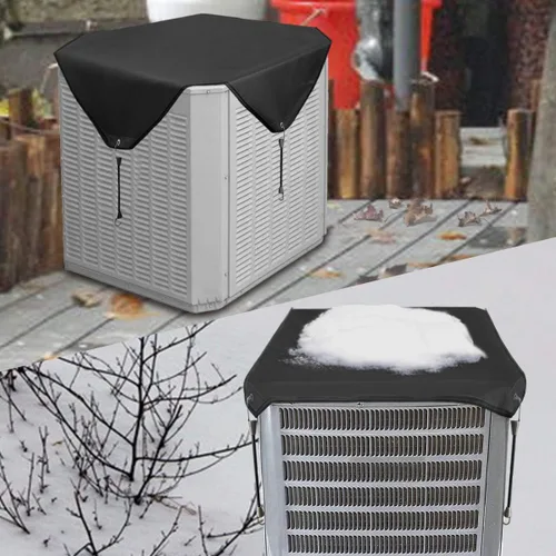 Miniatura 6 de Cubiertas de Aire Acondicionado Qualward para Unidades Externas, Cubierta de CA para Unidad Central al Aire Libre Resistente al Agua de Alta