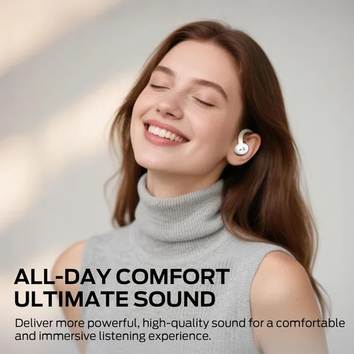Miniatura 8 de Monster N-Lite 216 - Auriculares inalámbricos, deportivos con ganchos para los oídos, auriculares con cancelación de ruido, graves profundos estéreo