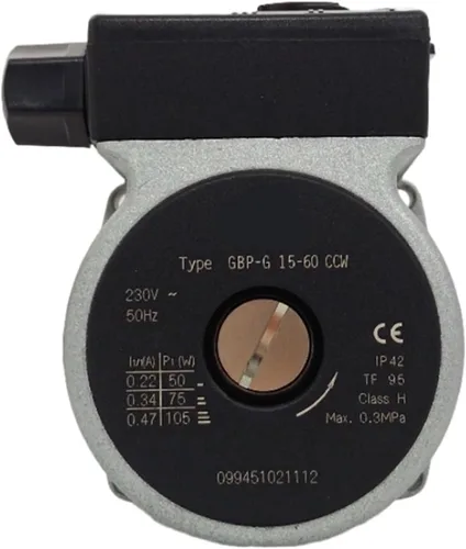 Motor de bomba de circulación de agua para caldera de gas, 230 V, 50 Hz, para horno montado en la pared, bomba de agua, piezas de repuesto para 60