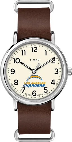 Miniatura 18 de Correa de cuero de cuarzo NFL Weekender de 1.575 in para hombre