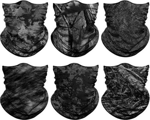 Miniatura 27 de Polaina para el cuello para hombres y mujeres, bandana para la cabeza, bufanda para la cara, cubrebocas, calentador, pasamontañas, sin costuras