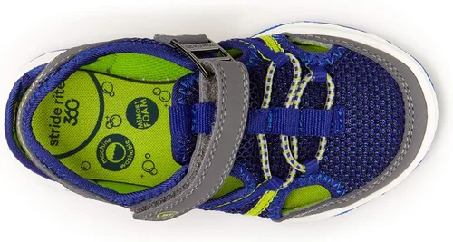 Miniatura 6 de Stride Rite Sandalias de aleta para niño gris 10 niños