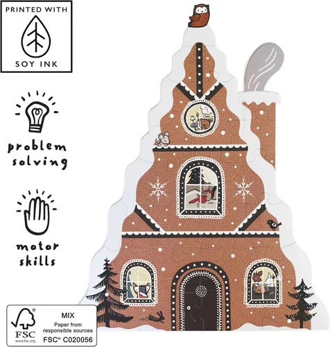 Miniatura 2 de Rompecabezas de Piso Wee Gallery, Rompecabezas Jumbo de 24 Piezas para Niños Pequeños, Actividad de Aprendizaje Temprano, Desarrollo Cognitivo