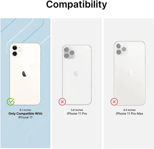 Miniatura 2 de Catalyst - Funda para iPhone 11 con parte trasera transparente, resistente a prueba de caídas de 10 pies, sistema de amortiguación de armadura