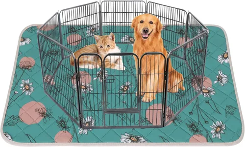Miniatura 28 de IEUUMLER EU007 - Almohadillas lavables para perros, paquete de 2, antideslizantes e impermeables, reutilizables, para entrenamiento de cachorros