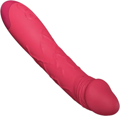 Vibrador de punto G con consolador - Juguetes sexuales para mujer adultos impermeables con 10 potentes vibraciones, consoladores de silicona