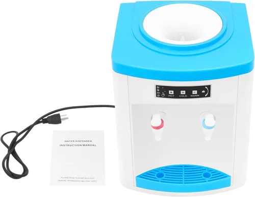 Miniatura 9 de mignonnememe Dispensador de enfriador de agua con carga superior, dispensador de agua fría y caliente, enfriador de agua para encimera, capacidad